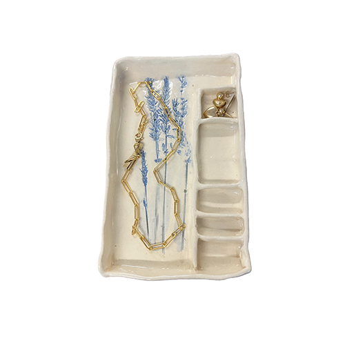 Handmade Ceramic Lavender Tray I