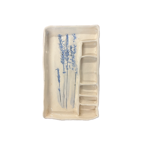 Handmade Ceramic Lavender Tray I