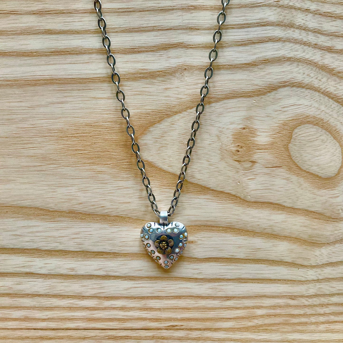 Floral Heart Necklace