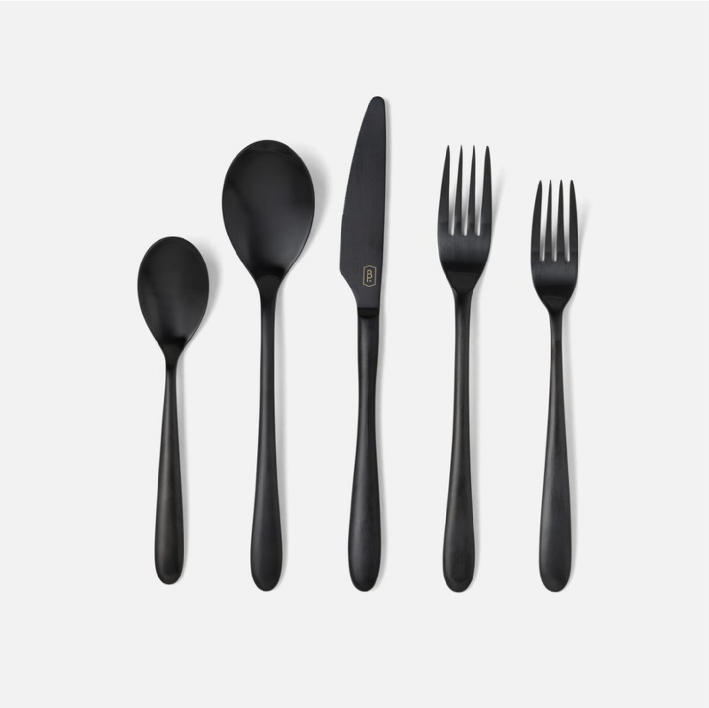 Black Flatware - Set of 5