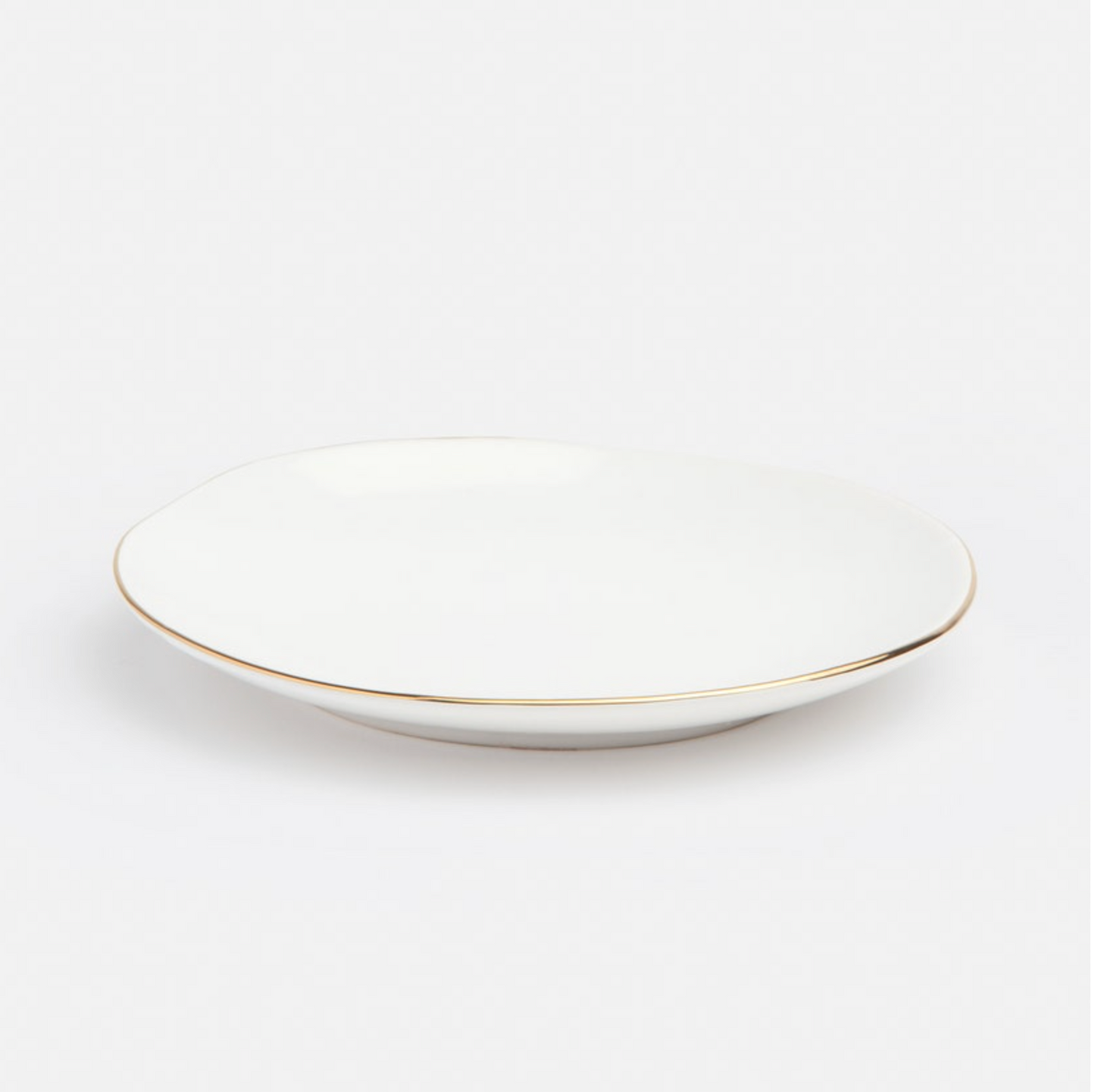 Gold-Rimmed Salad Plate