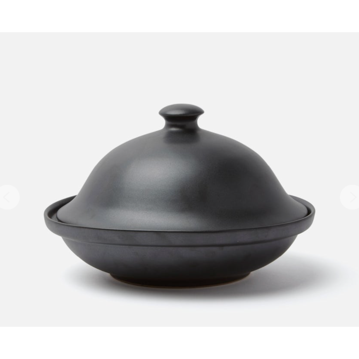 Ceramic Cloche - Black Glaze