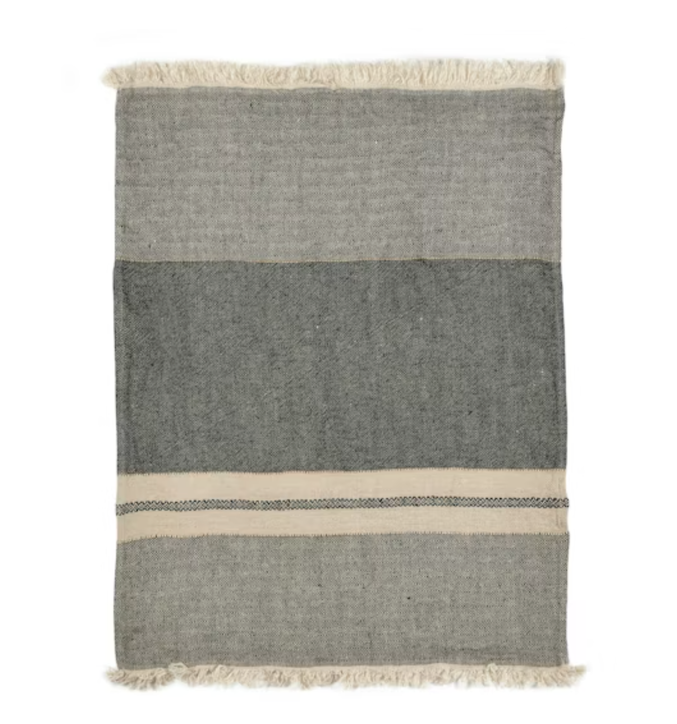 Belgian Linen Guest Towel - Tack Stripe