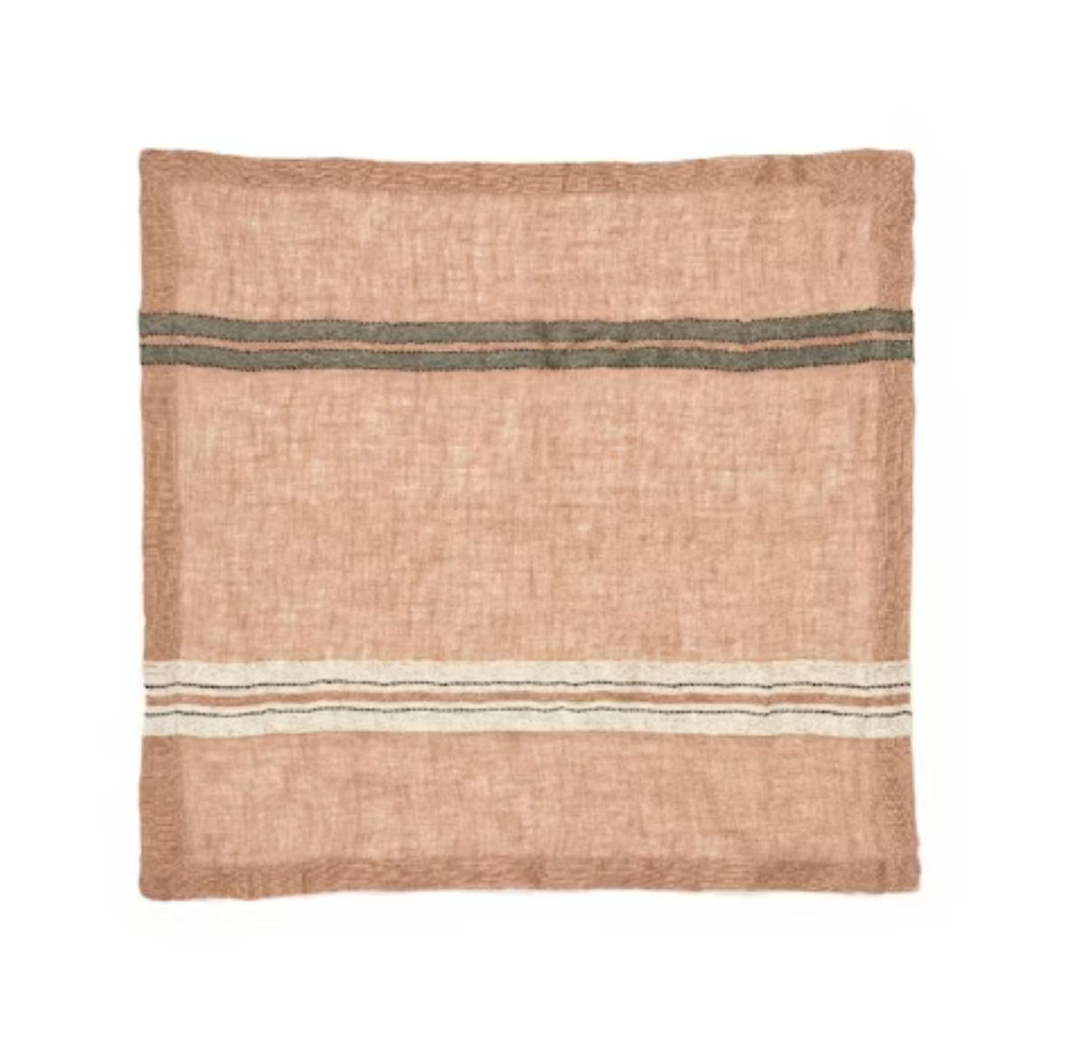 Belgian Linen Napkin - Mojave Stripe