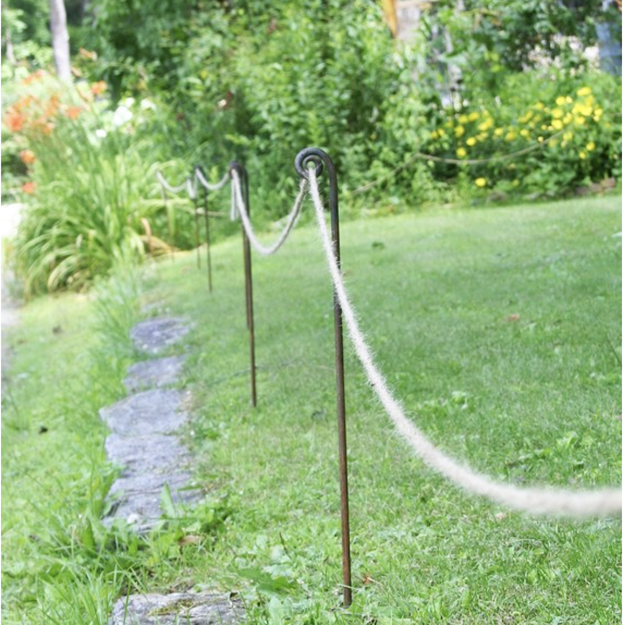 Fiddlehead Garden Stake