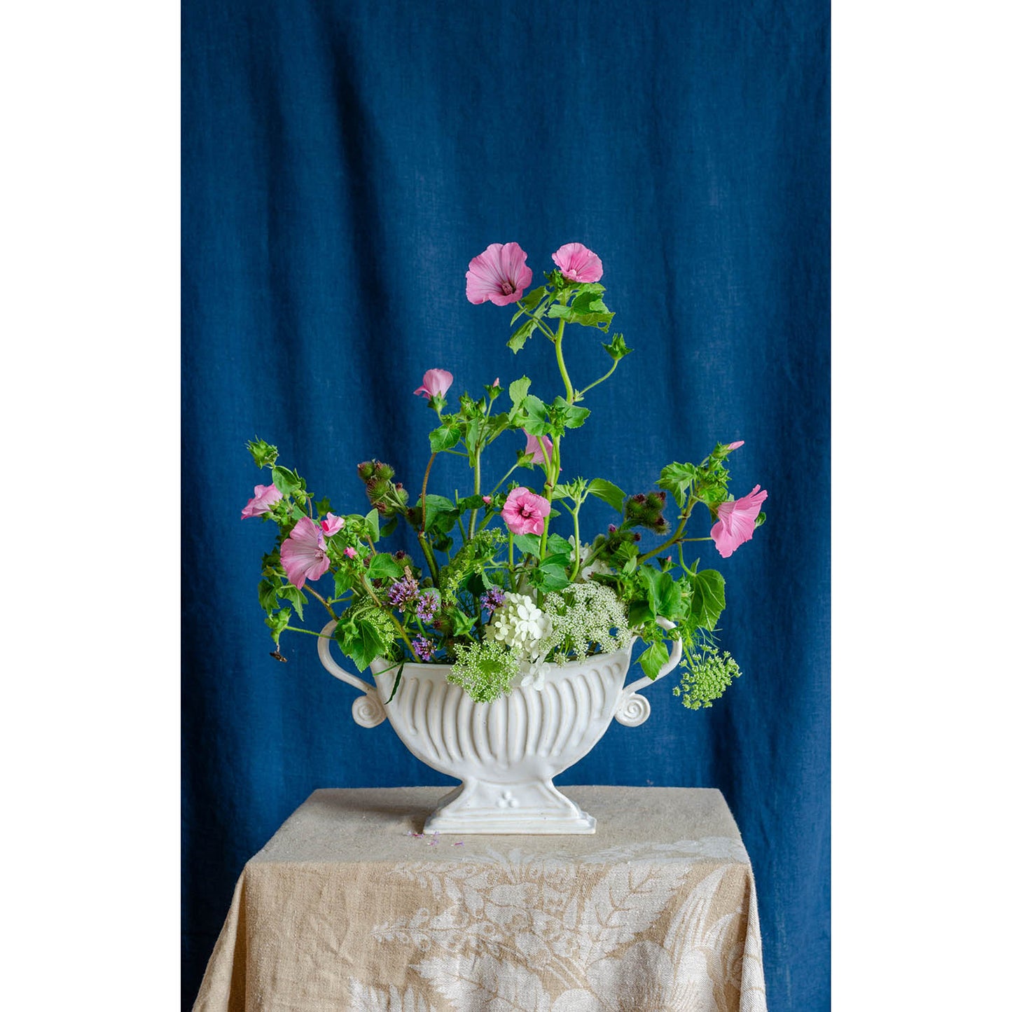 Kantharos Vase with Built-In Flower Frog