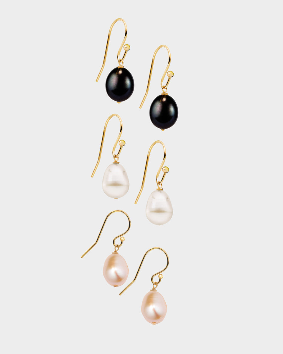 Peach Pearl with 14K Gold Filled Earring Wire