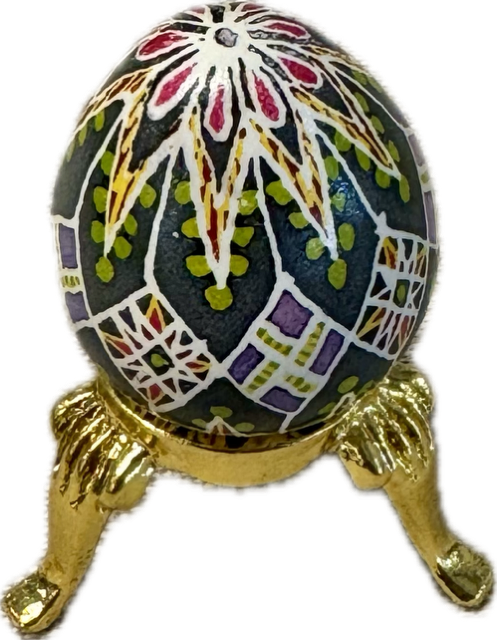 "Grace" Hand Painted Bobwhite Quail Egg