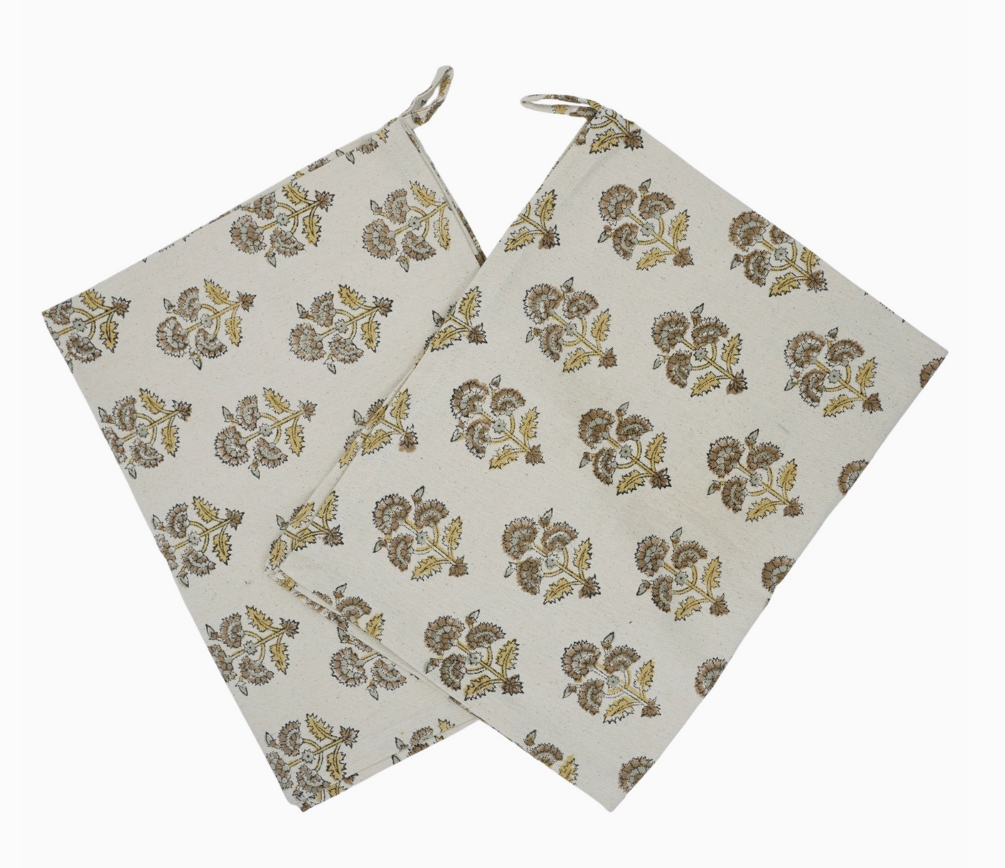 Traffic Light Hand Block Printed Napkin