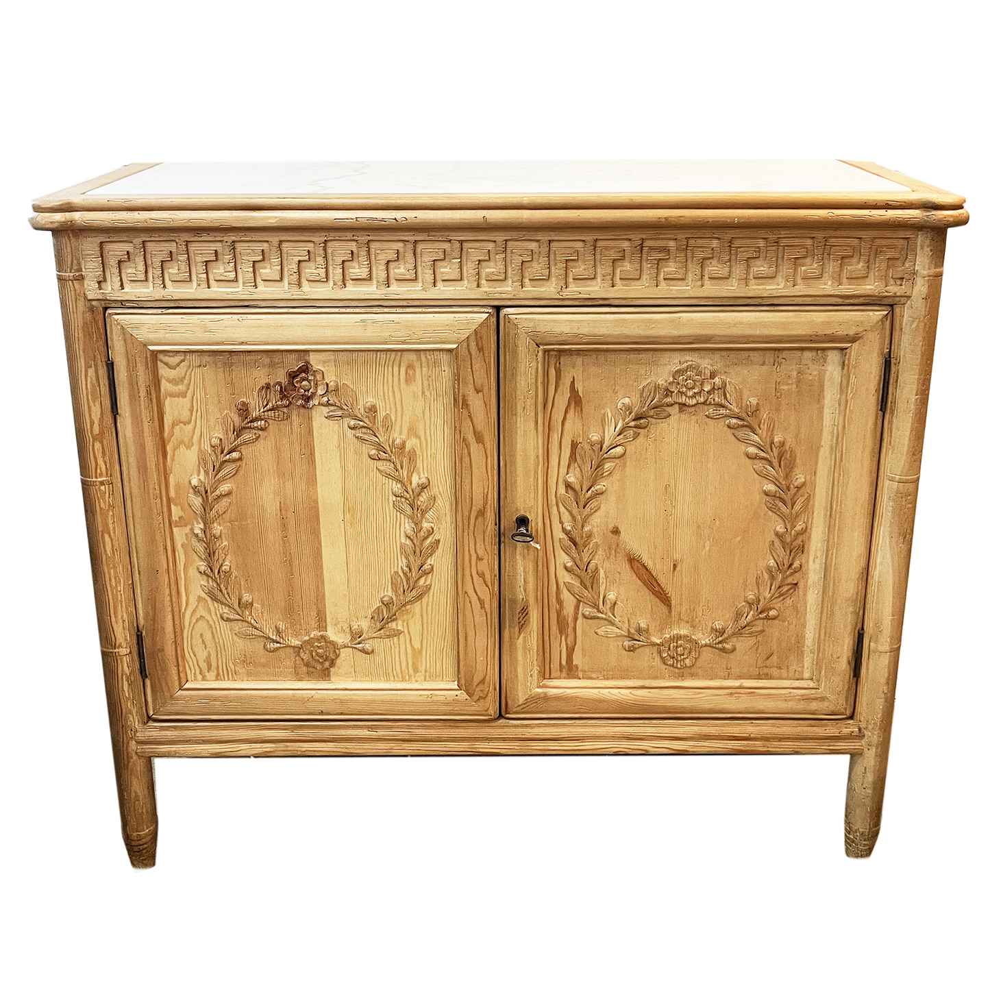 Treillage / John Rosselli Pine Cabinet