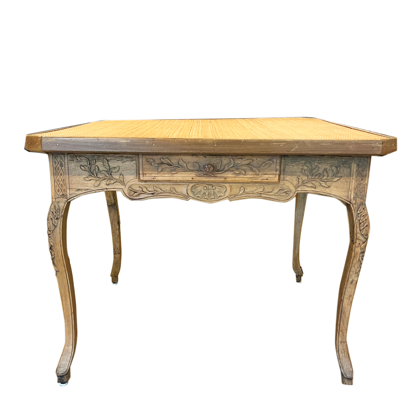 Treillage Raffia Topped Table