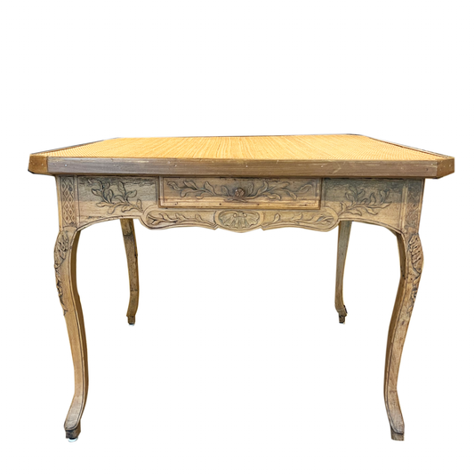 Treillage Raffia Topped Table