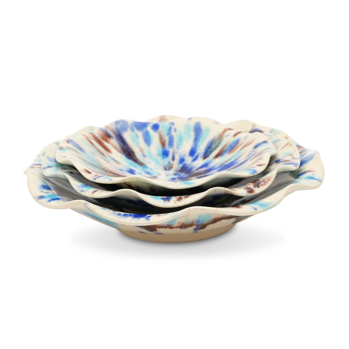 Ruffle Nesting Trays - Set of 3