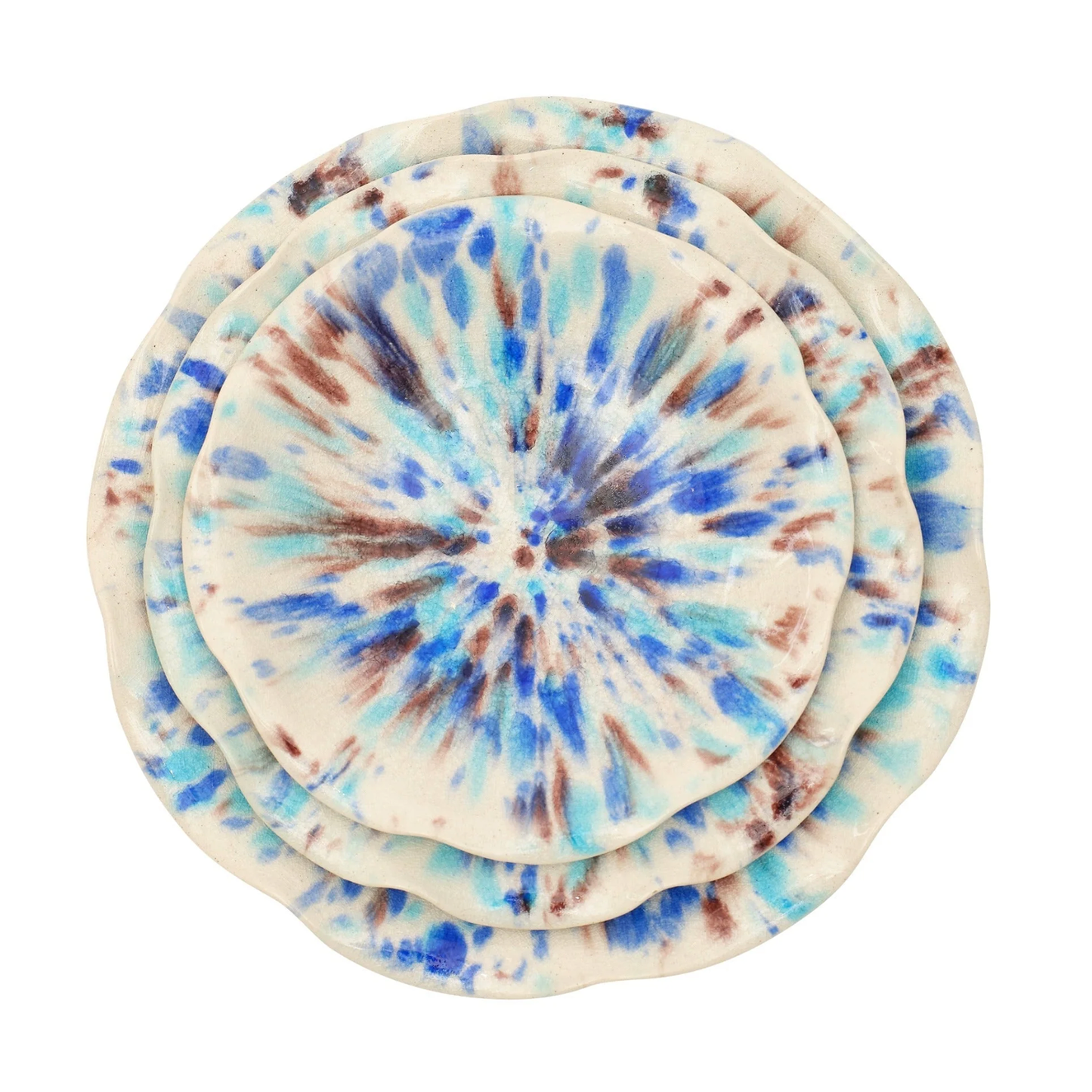 Ruffle Nesting Trays - Set of 3