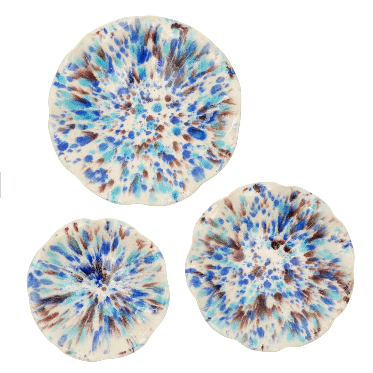 Ruffle Nesting Trays - Set of 3