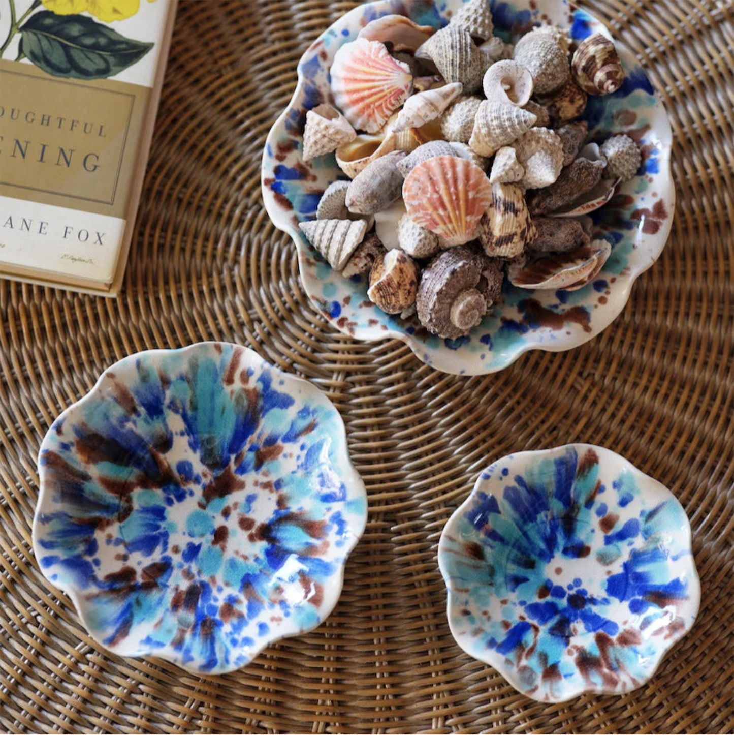 Ruffle Nesting Trays - Set of 3