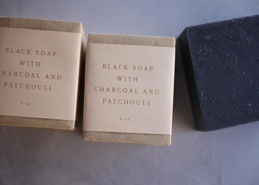 Black Soap with Charcoal and Patchouli