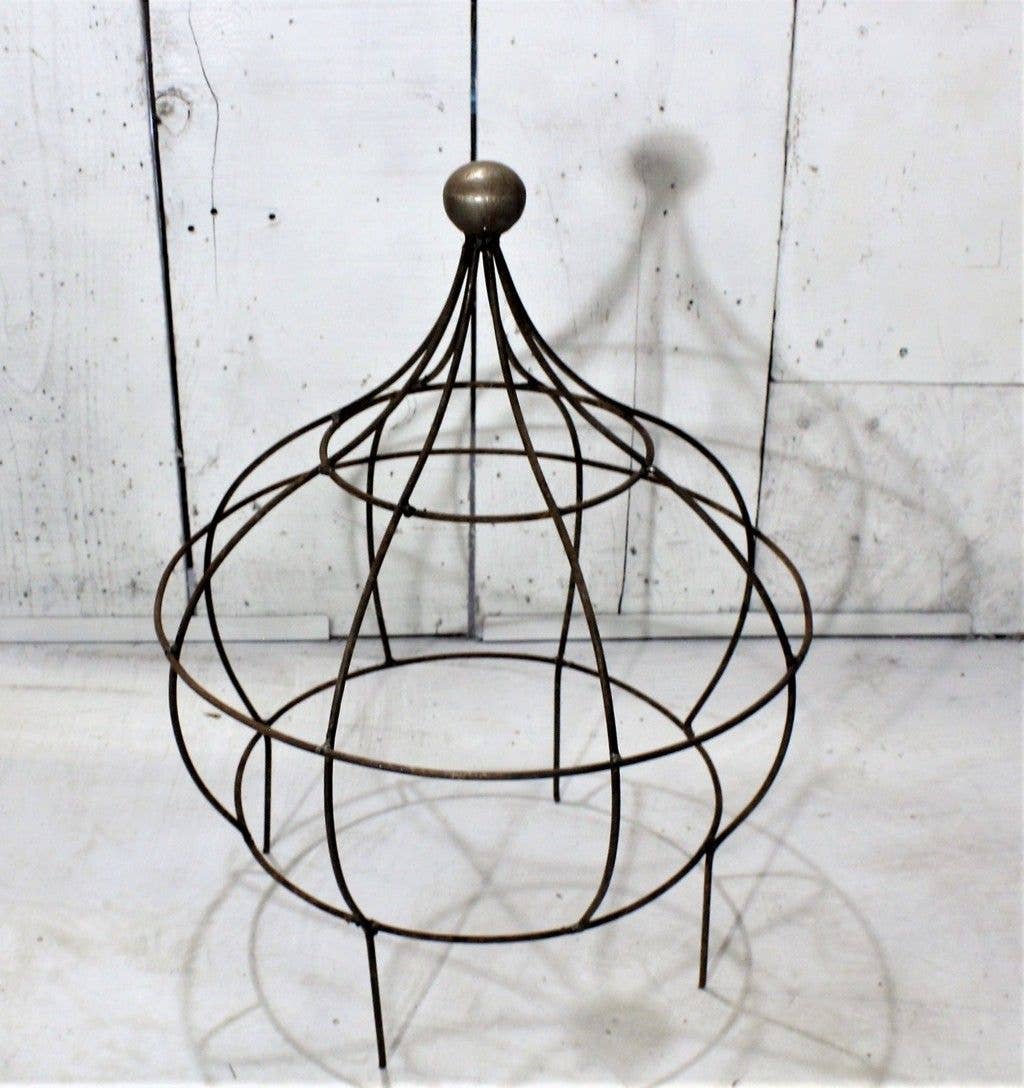 Wrought Iron Ball Top Topiary - Medium
