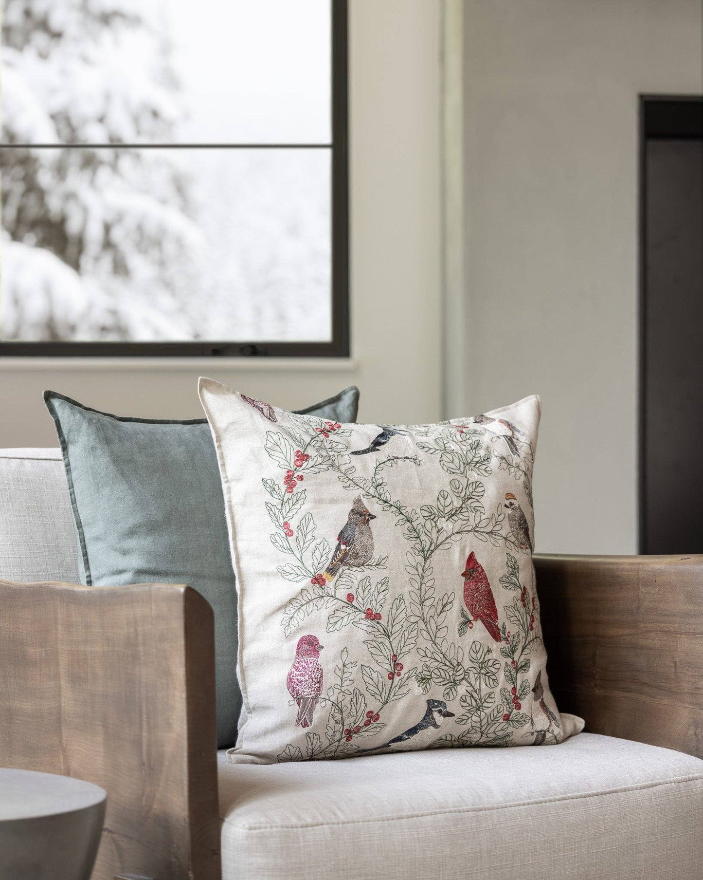Feathered Flock Pillow