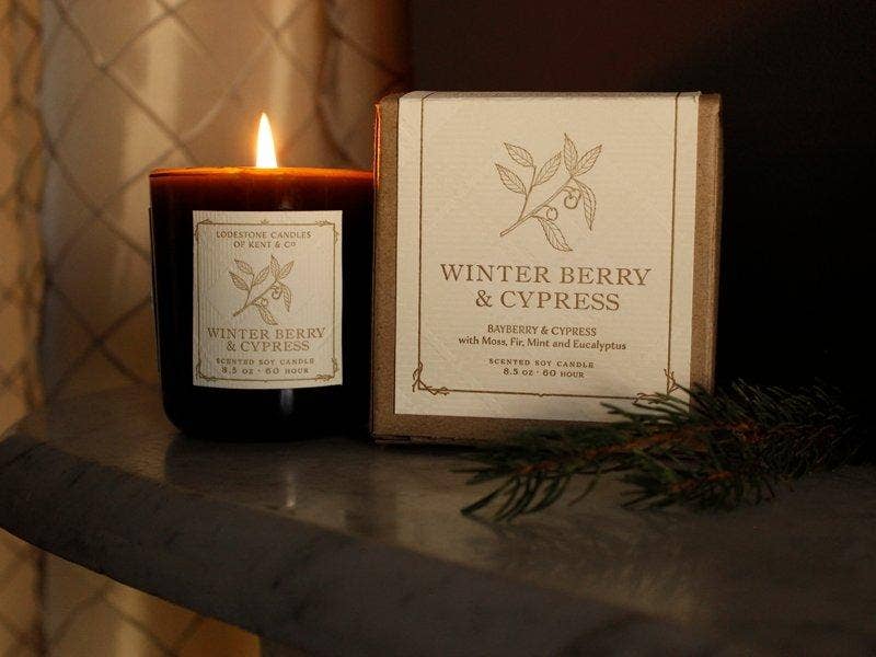 Winter Berry & Cypress | Luxury Soy Candle