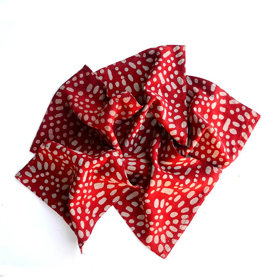 Block Print Cotton Cocktail Napkins - LUV SPRINKLES
