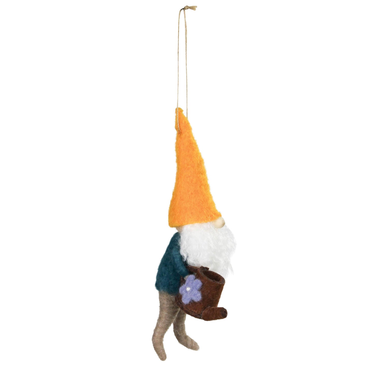 Felt Garden Gnome Ornaments - Set of 3