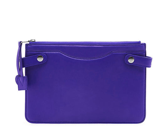 Highline Pouch in Purple Iris Lambskin