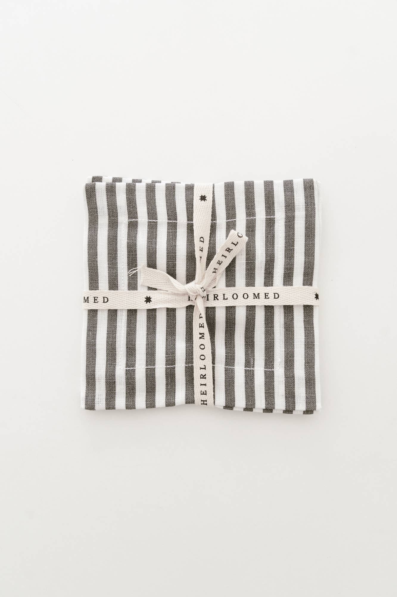 Keepsake Linen Cocktail Napkin in Pewter