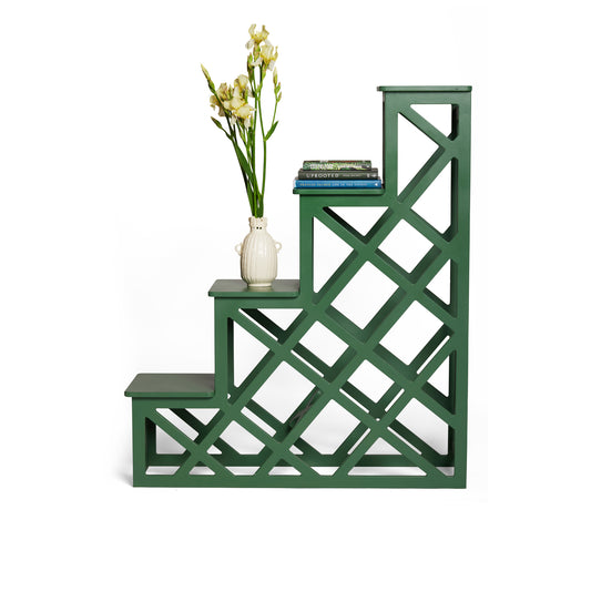 Dark Slate Gray Plant Stand Baltic Birchwood in Gothic Green 100 Main x Bunny Williams
