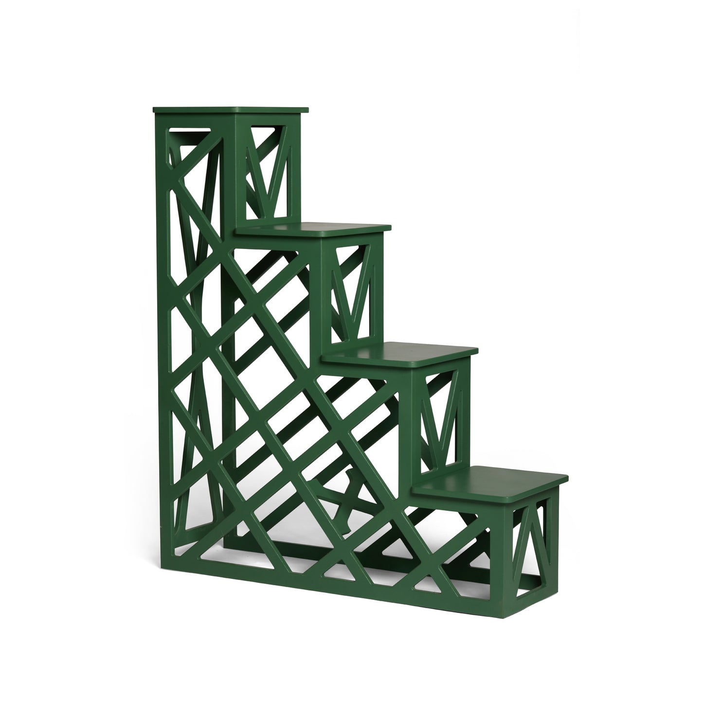 Dark Slate Gray Plant Stand Baltic Birchwood in Gothic Green 100 Main x Bunny Williams