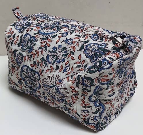 Bag 7X4X4 Cosmetic Md Blue Starflower