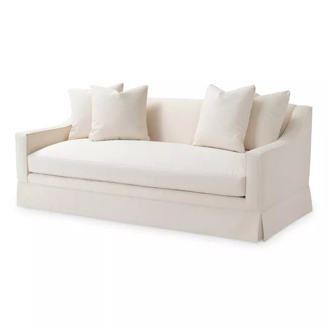 Light Gray Grant Sofa in Natural Linen Bunny Williams Home