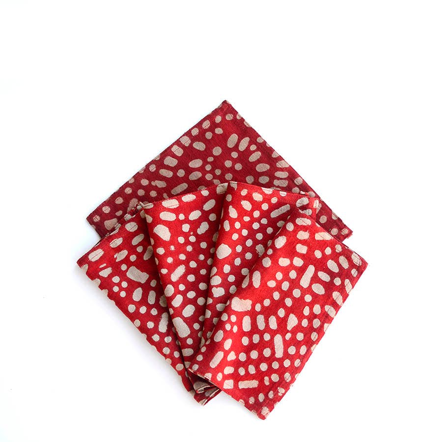 Block Print Cotton Cocktail Napkins - LUV SPRINKLES