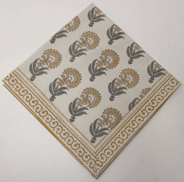 Napkins Bouquet Mustard Combo