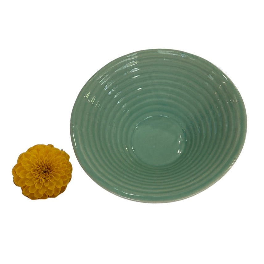 Dim Gray Large Stepped Bowl Ben Evans