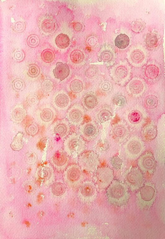 Light Pink "Dots" in Pale Pink Hilary Cooper
