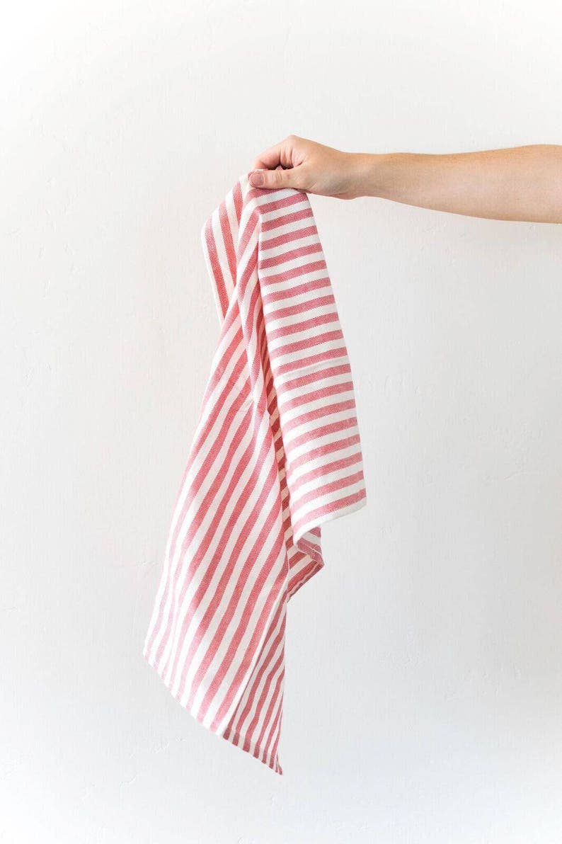 French striped dish best sale towels