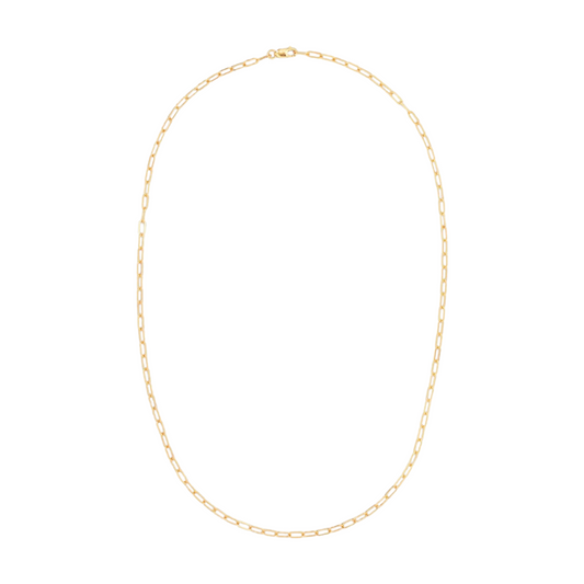 Bisque Small Drawn Chain Necklace Adelaide Harris