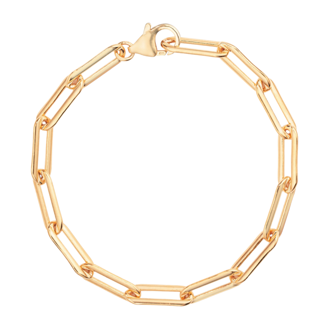 Wheat Extra Large Drawn Chain Bracelet Adelaide Harris