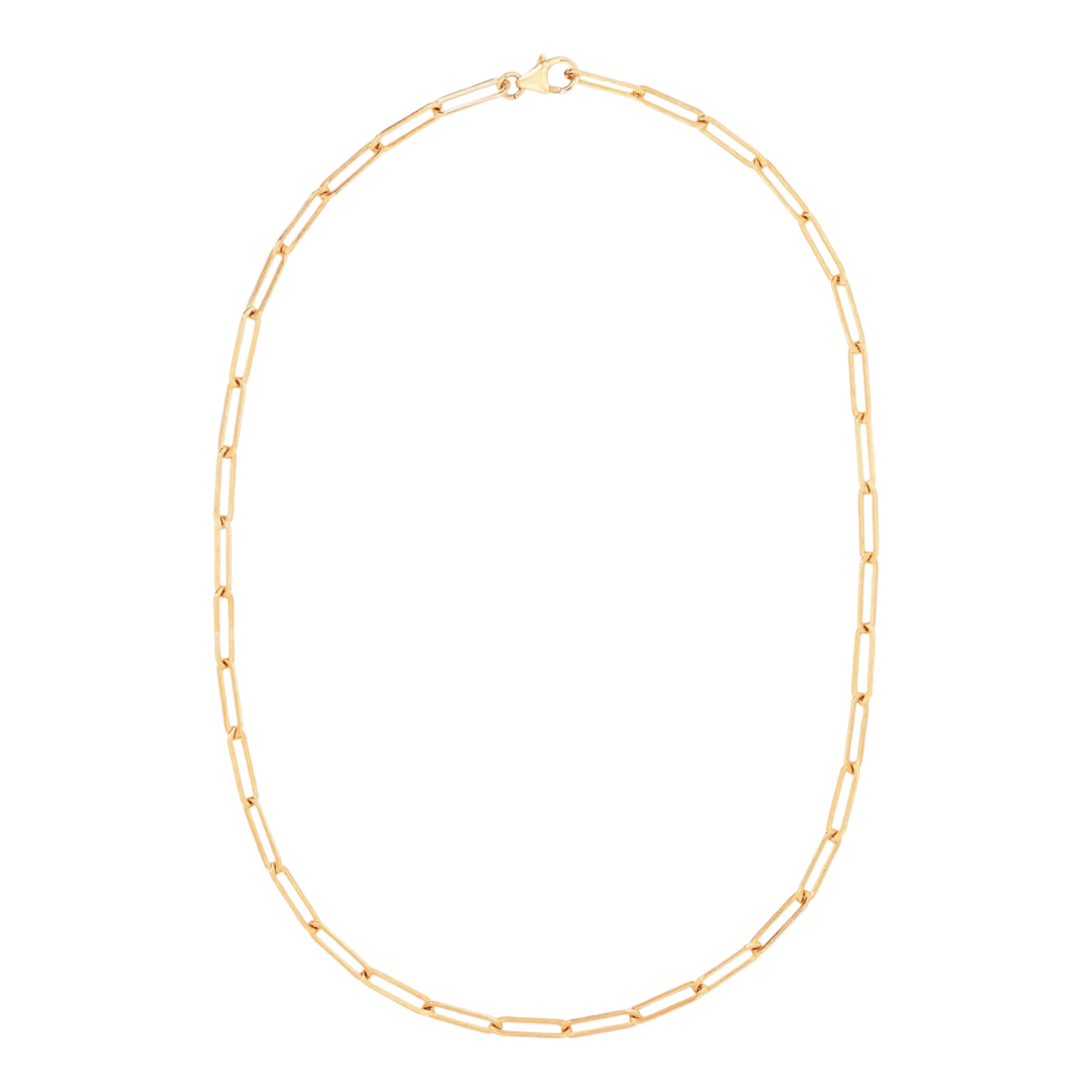 Wheat Large Drawn Chain Necklace Adelaide Harris