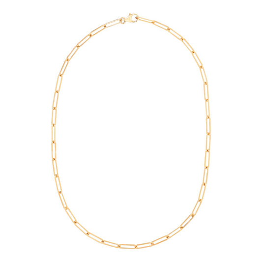 Wheat Large Drawn Chain Necklace Adelaide Harris