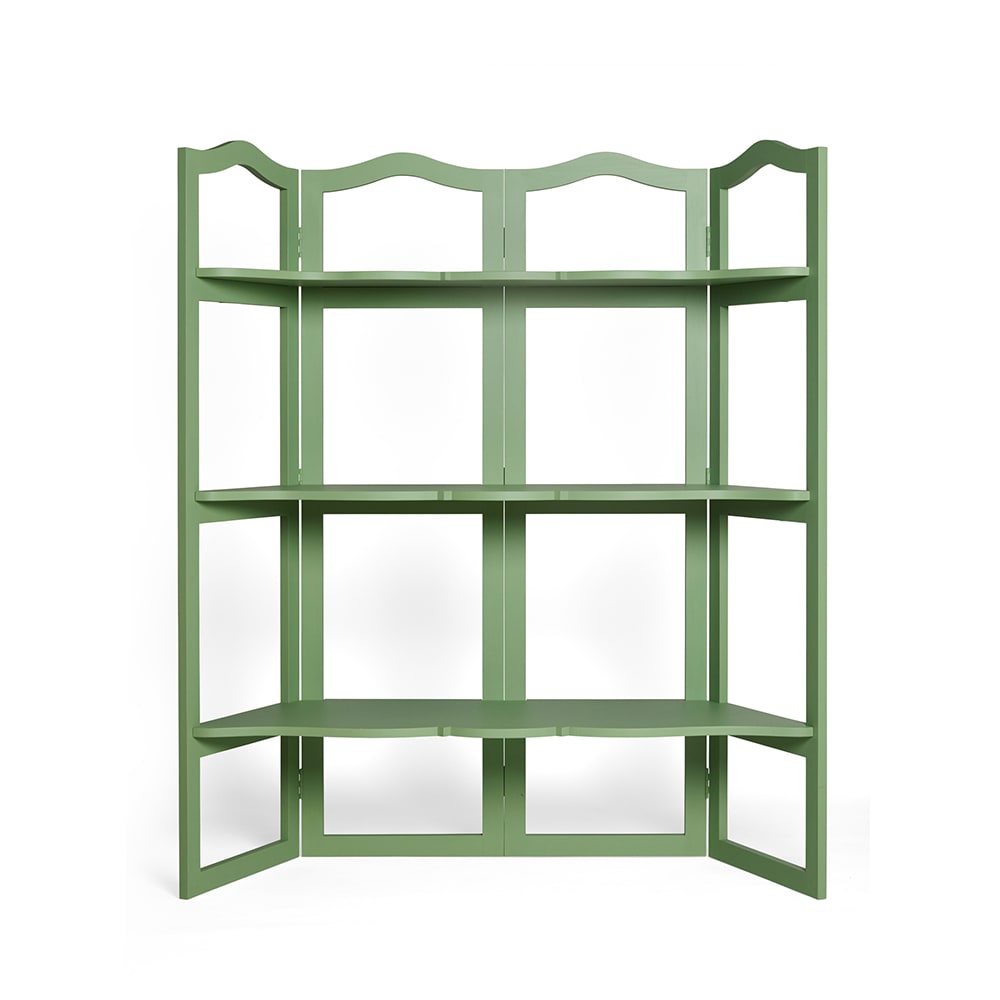 Slate Gray "Paravent" Foley Green Shelf Alexis Delletery