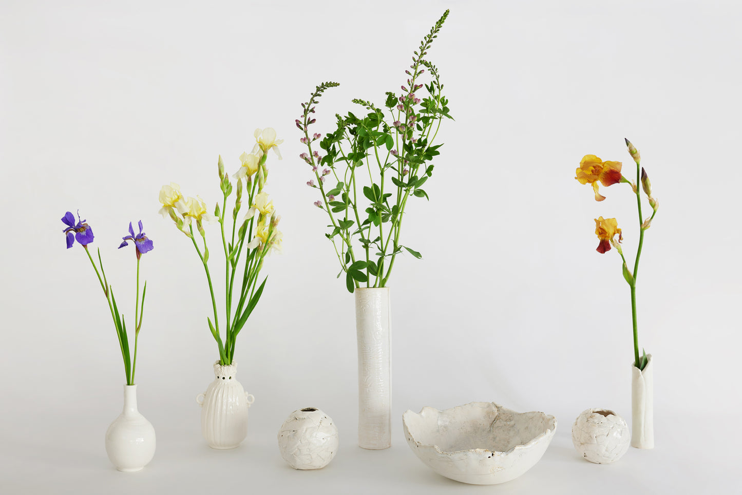 Light Gray Mini Orb Vase SOUBY