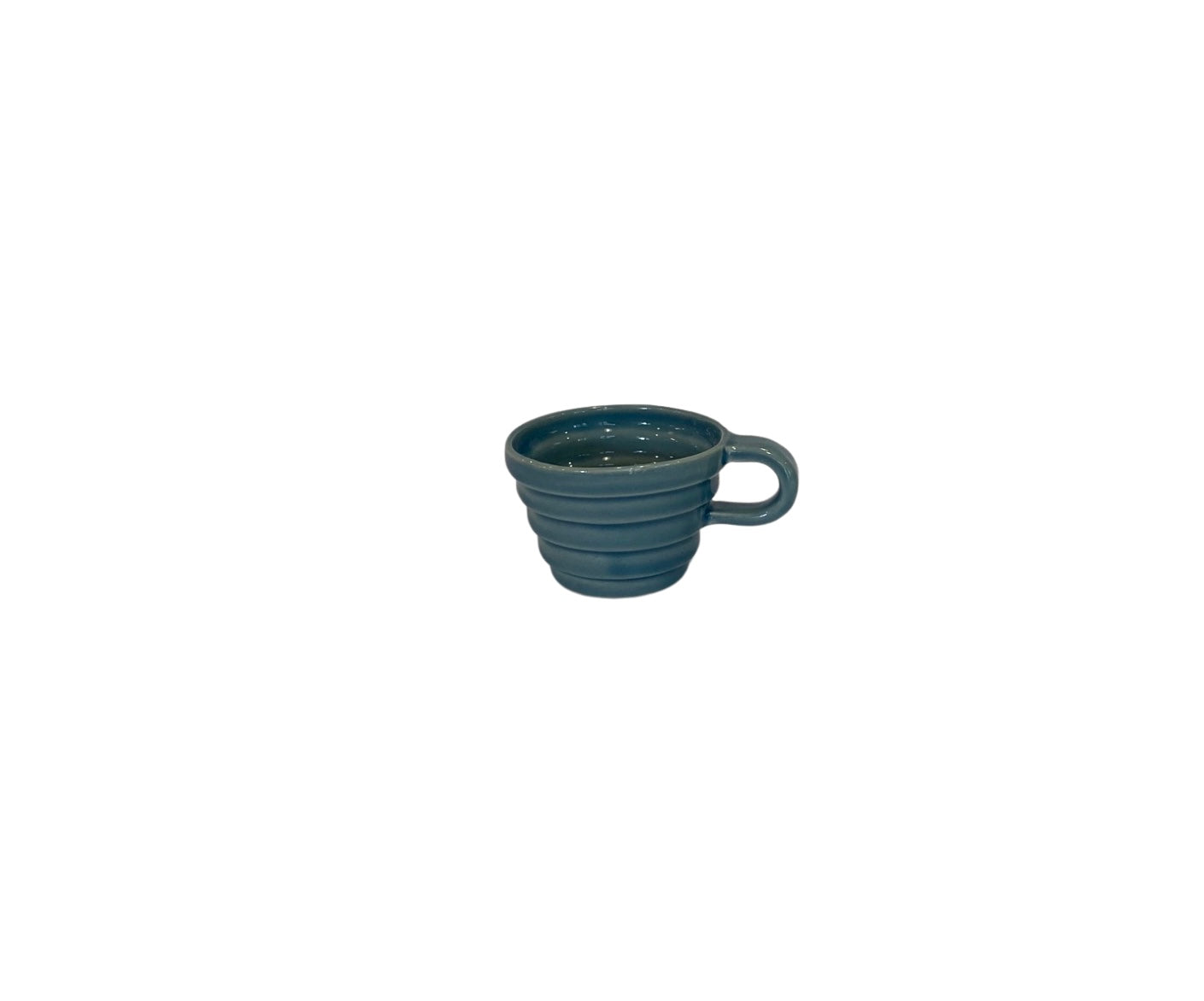 Dark Slate Gray Stepped Espresso Mug Ben Evans