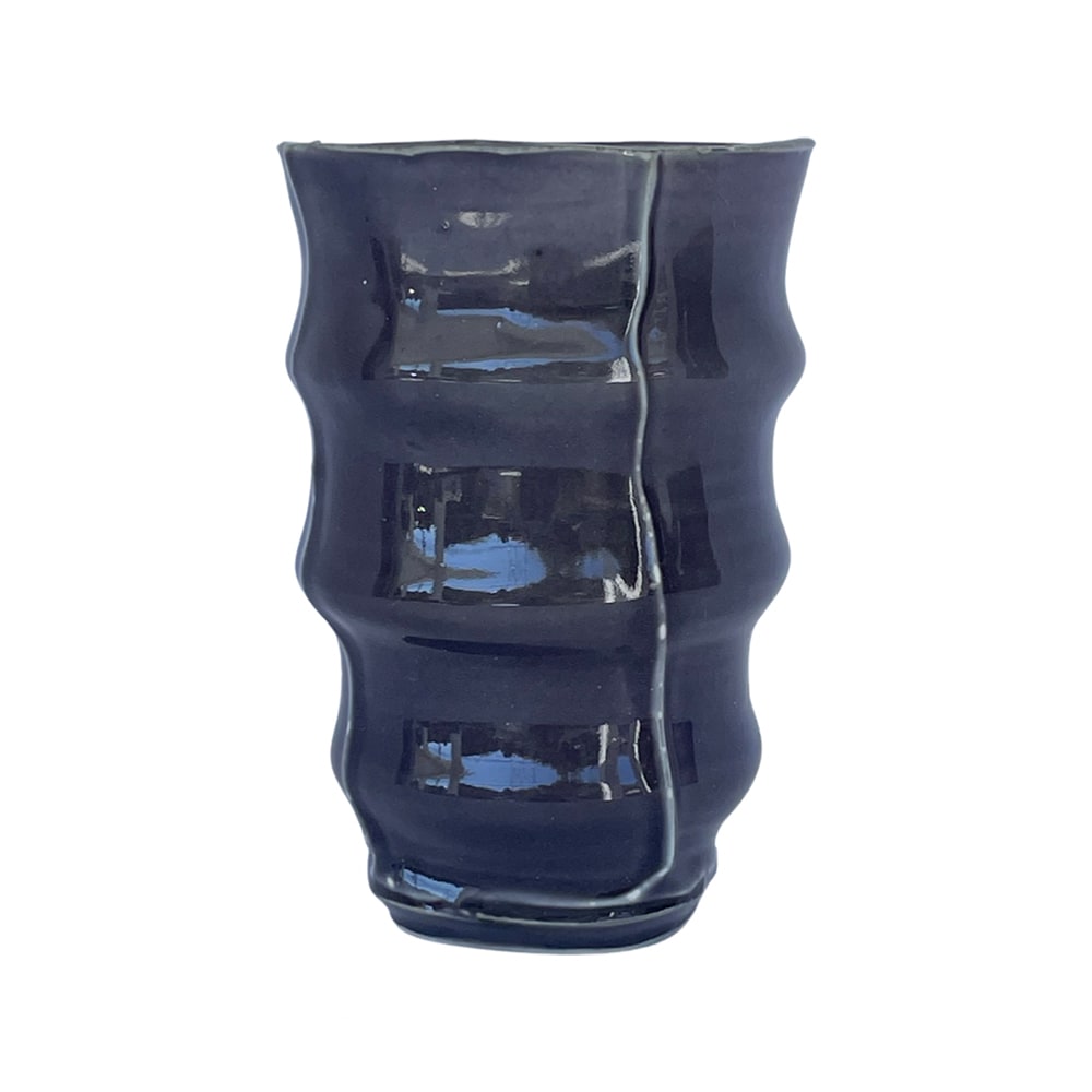 Dark Slate Gray Bubble Vase - Plum Daniel Bellow