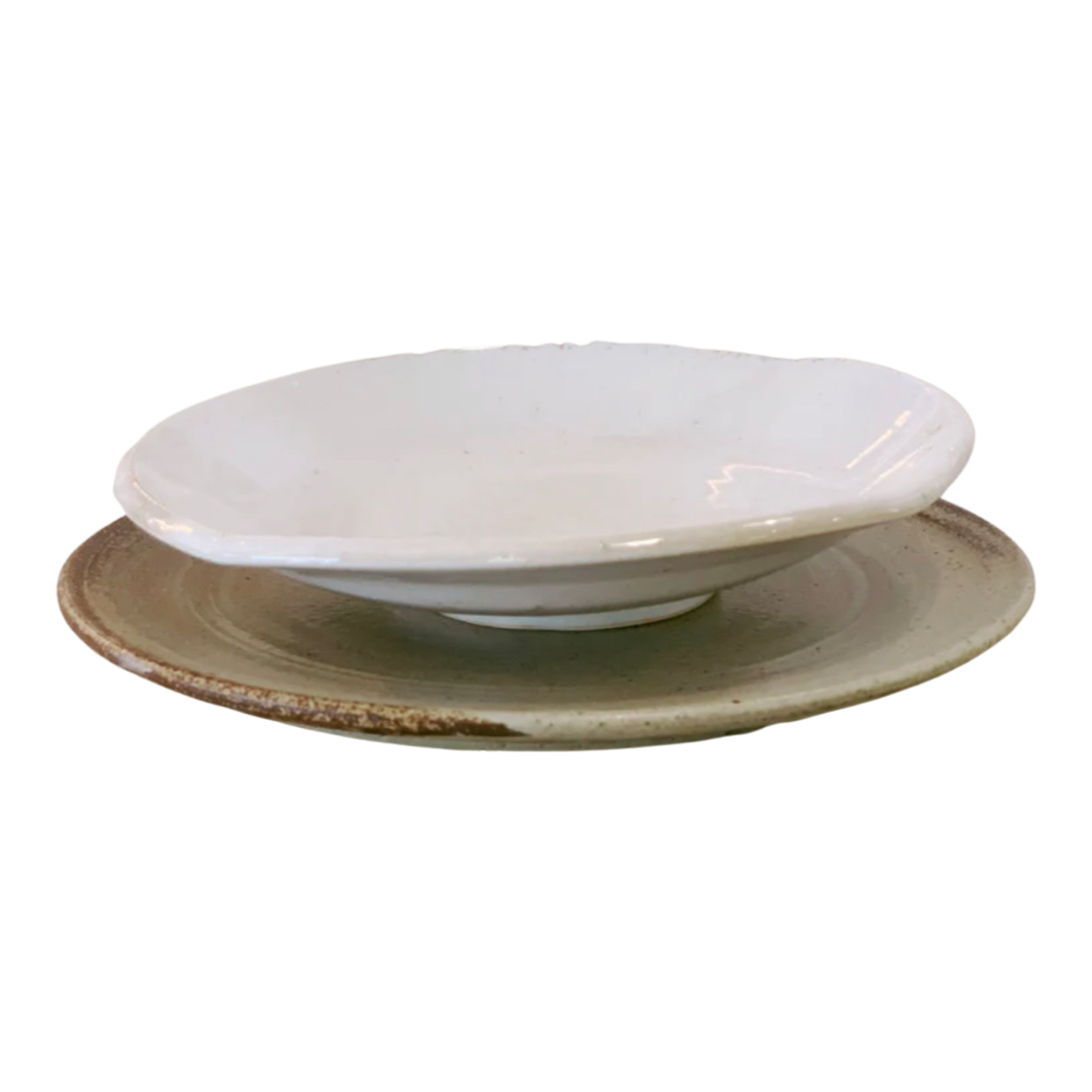 Light Gray Pasta Bowl - White Daniel Bellow