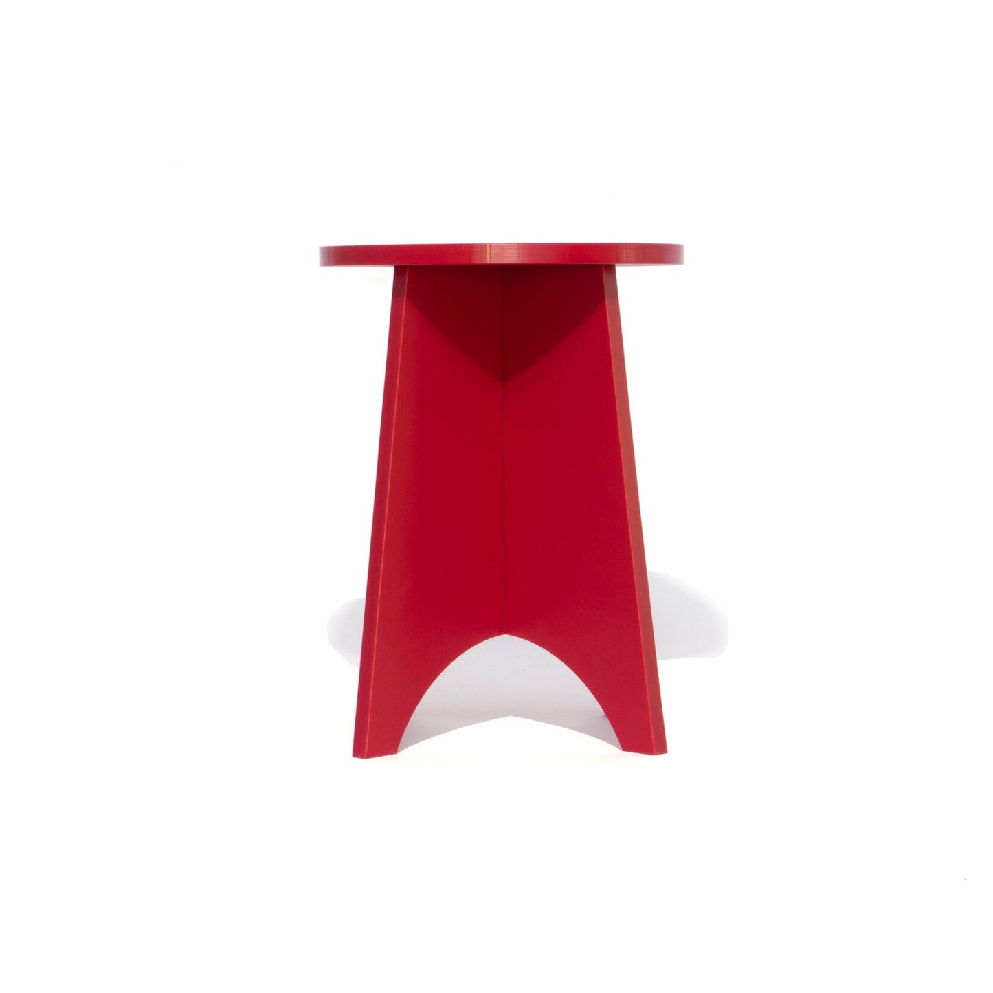 Firebrick Outdoor Drinks Table (or Stool) - Red FN Furniture