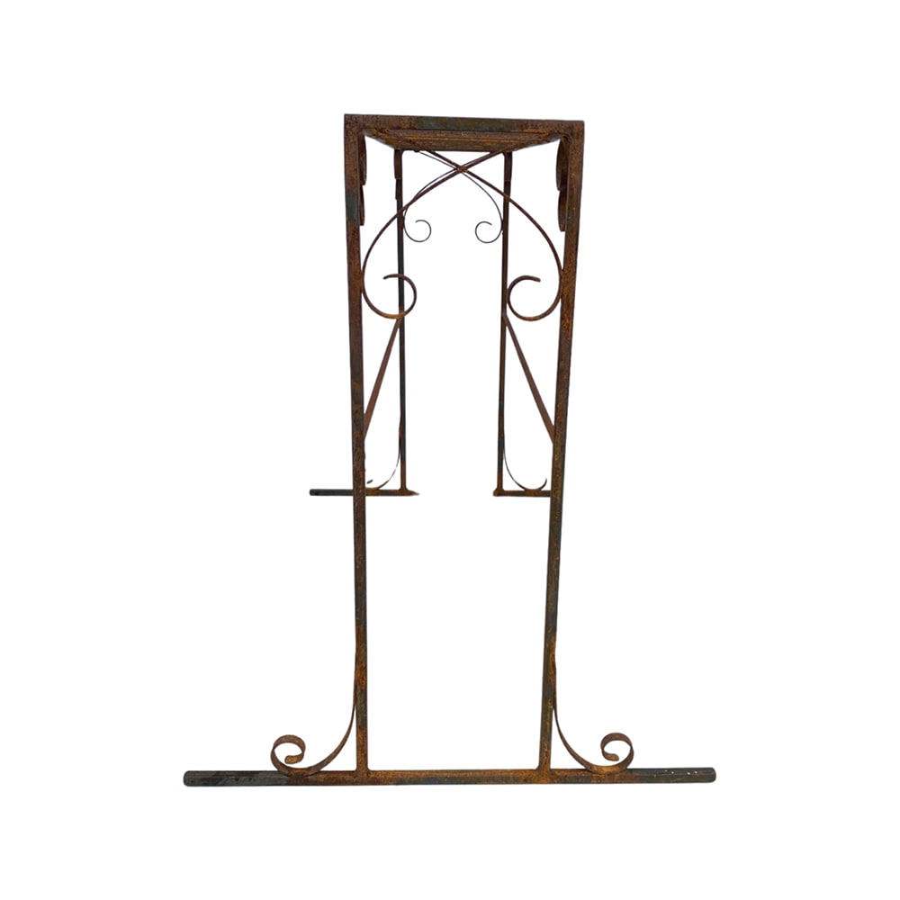 Dark Olive Green Iron Flower Stand 100 Main x Bunny Williams