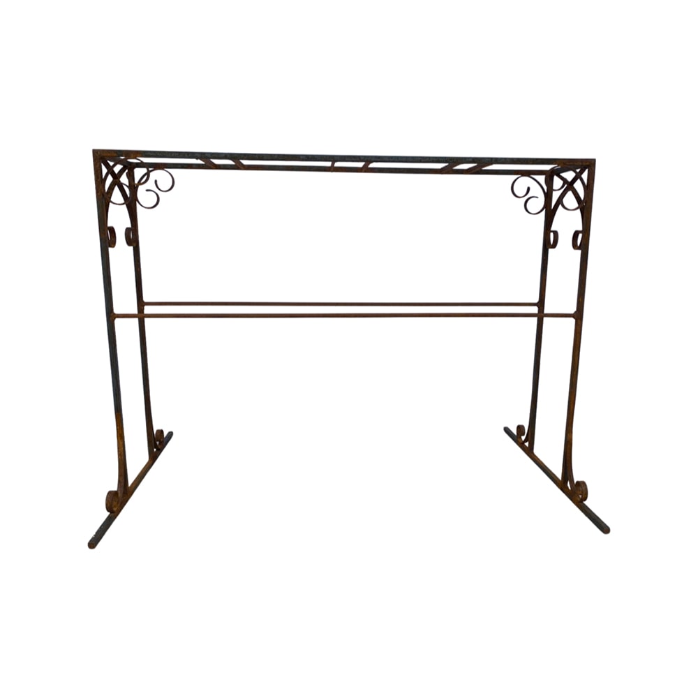 Dark Slate Gray Iron Flower Stand 100 Main x Bunny Williams