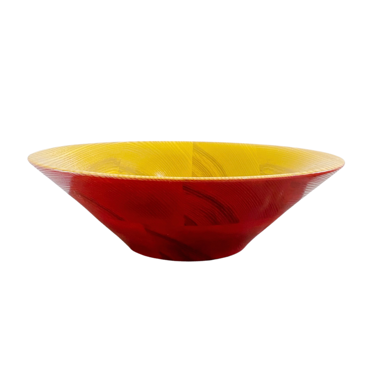 Dark Red Red Salad Bowl John Roccanova